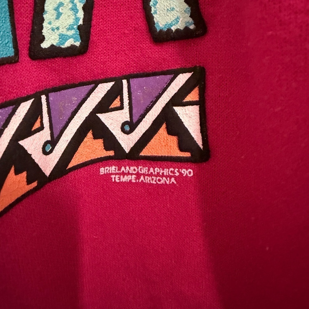 Vintage 90s Arizona Southwestern Crewneck Graphic Sweatshirt Size Large - Picture 6 of 10